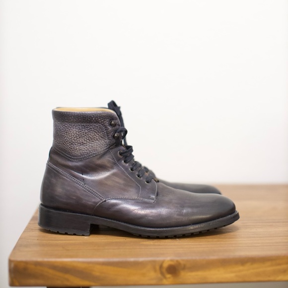 Magnanni Patton Gray Pebble boots. - Picture 5 of 10